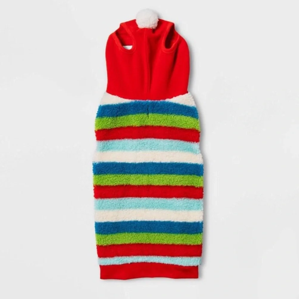 WINTER SHERPA SWEATER *DOG *CAT *NEW *FESTIVE HOLIDAY HOODIE *XS